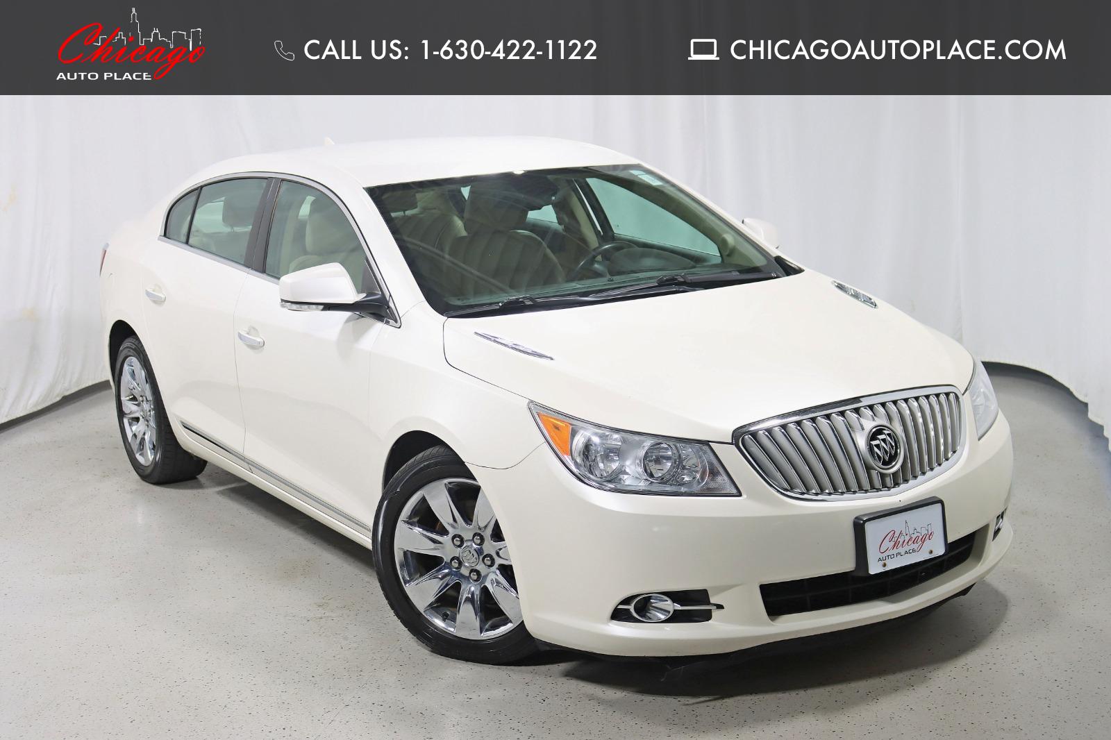 White Diamond Tricoat 2012 Buick LaCrosse Sedan 6-Speed Automatic