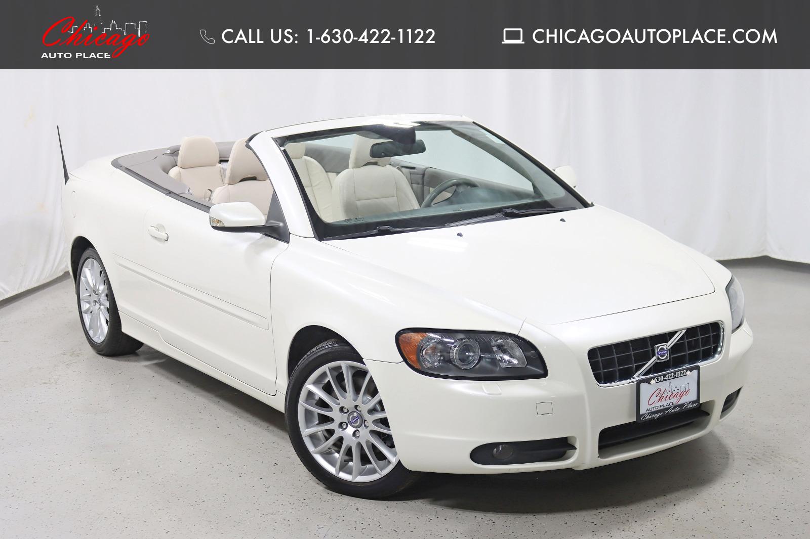 White Pearlescent 2007 Volvo C70 Convertible Front-Wheel Drive 5-Speed Automatic