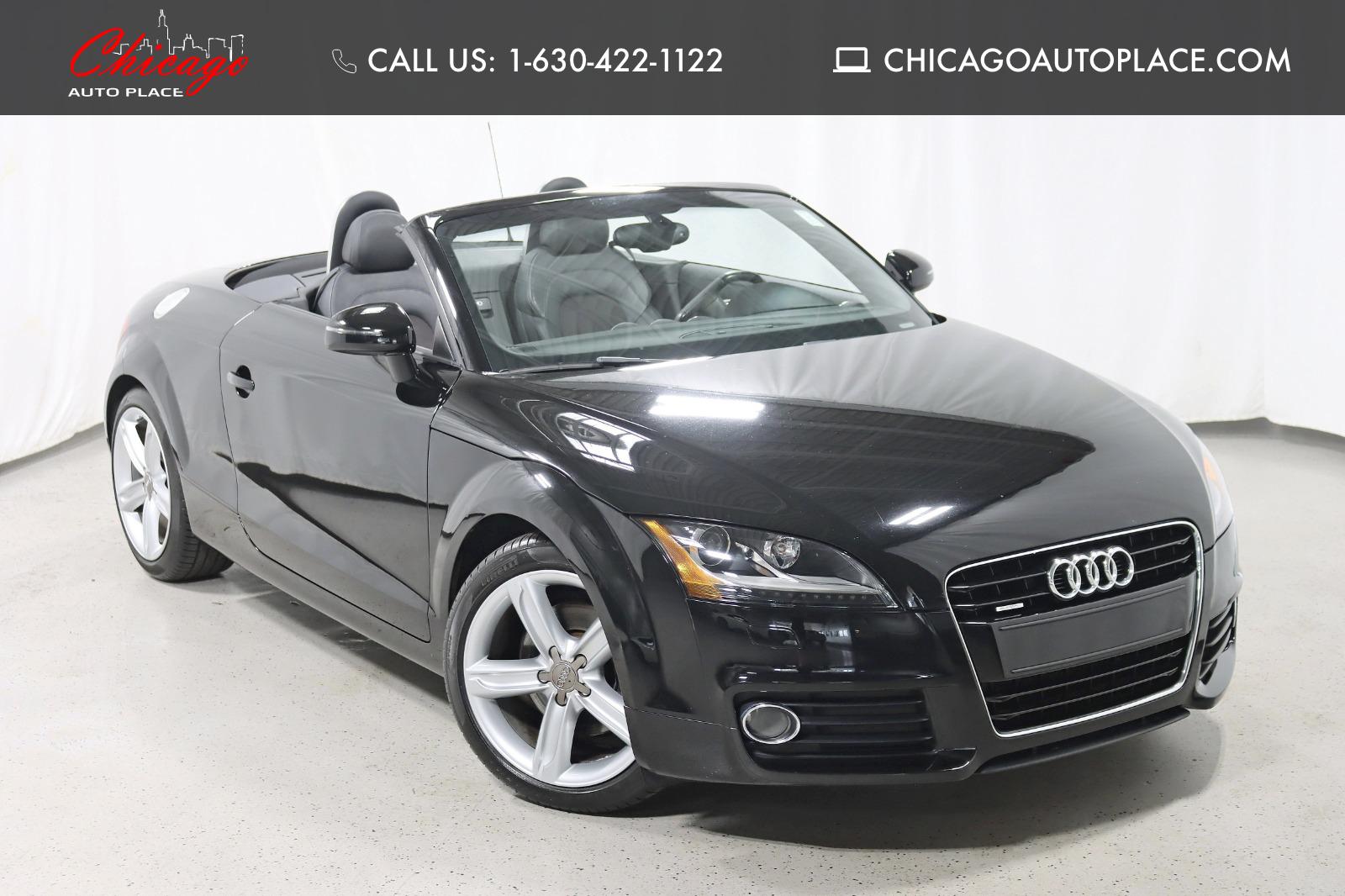Brilliant Black 2011 Audi TT Convertible All-Wheel Drive 6-Speed Automatic