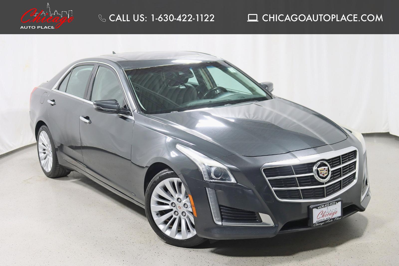 Phantom Gray Metallic 2014 Cadillac CTS Sedan All-Wheel Drive 6-Speed Automatic