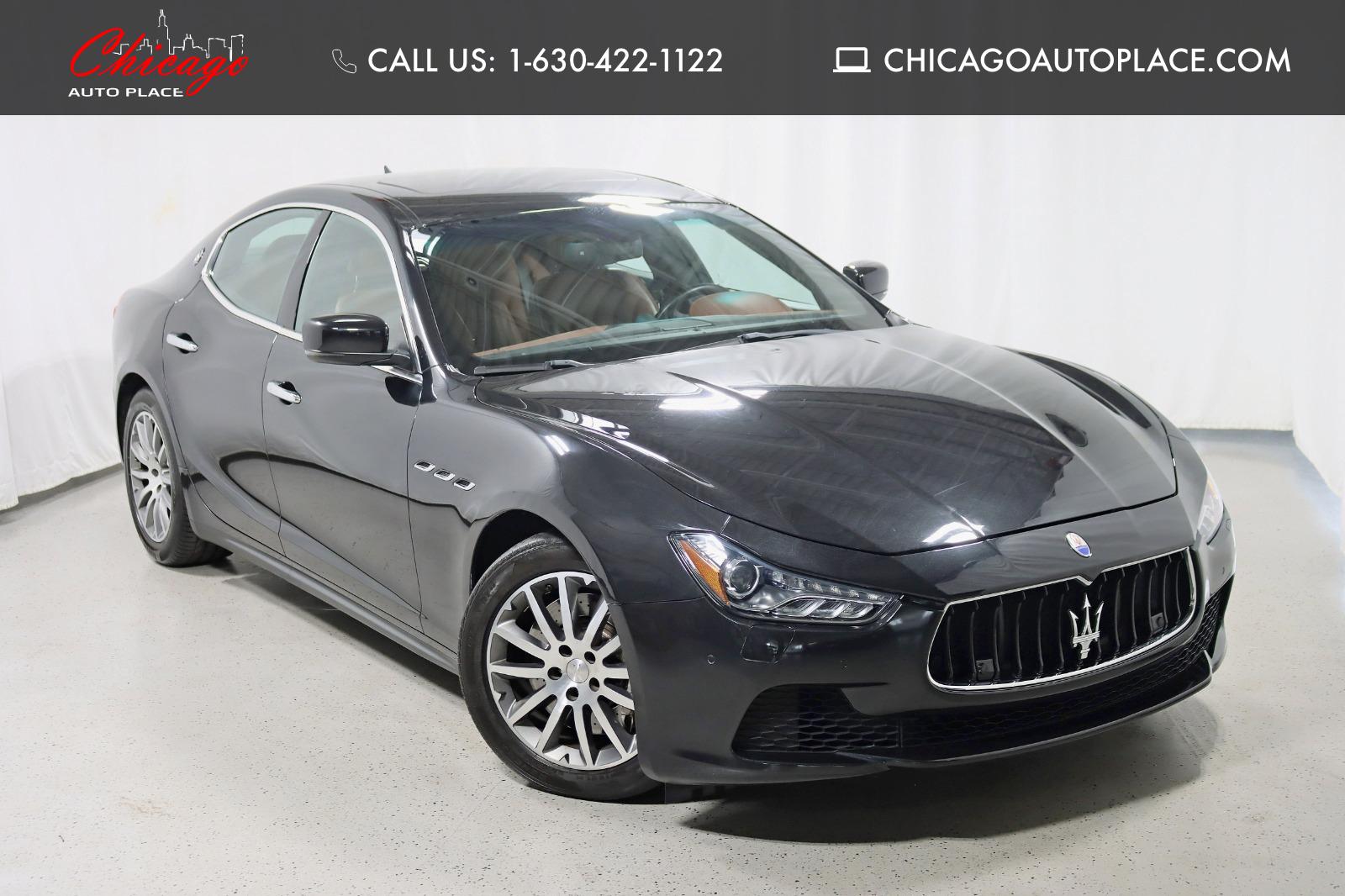 Nero 2014 Maserati Ghibli Sedan All-Wheel Drive 8-Speed Automatic