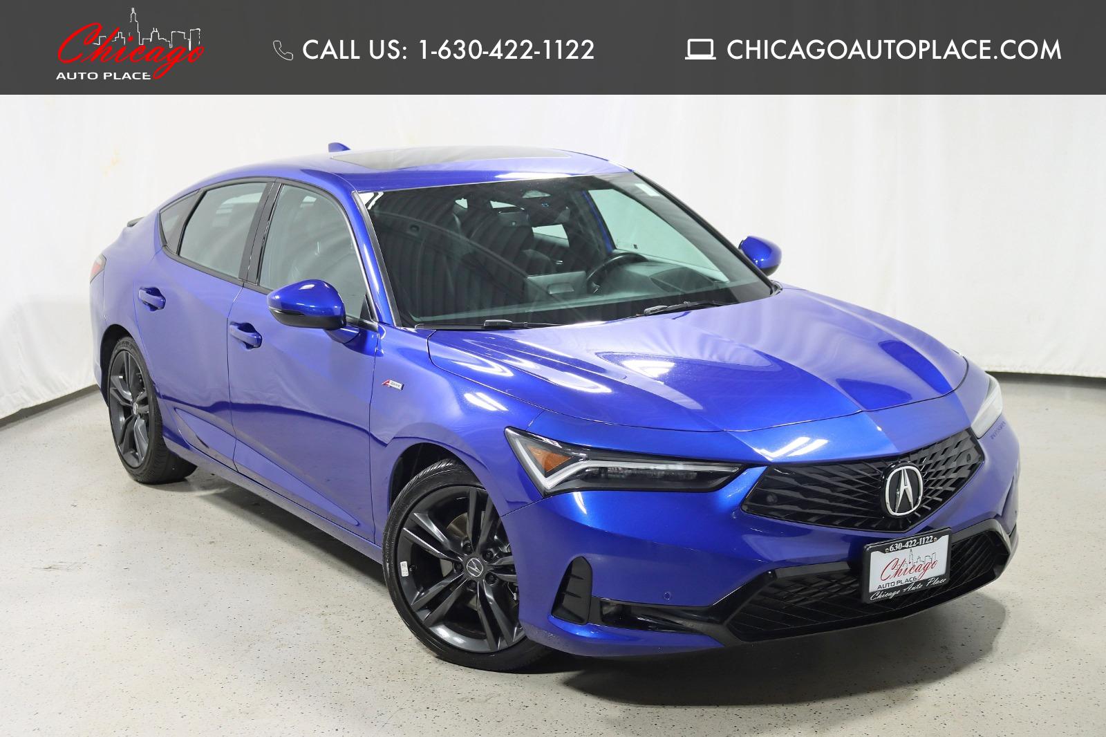Apex Blue Pearl 2025 Acura Integra Sedan Front-Wheel Drive 7-Speed CVT