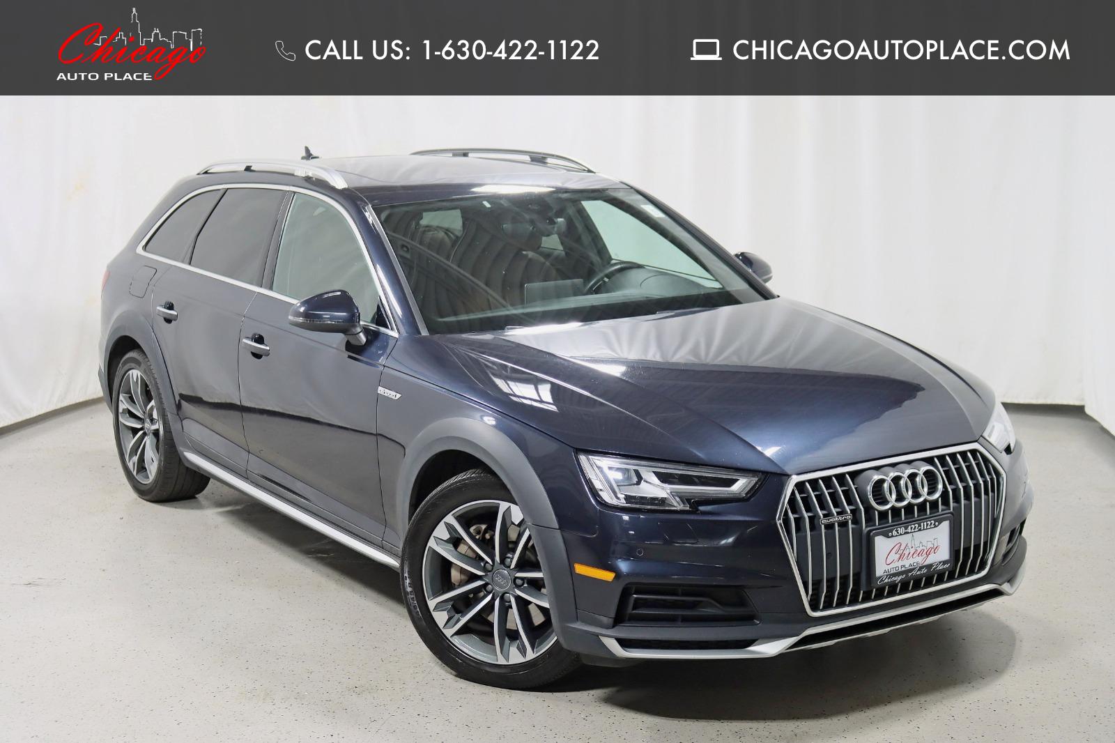 Moonlight Blue Metallic 2018 Audi A4 Allroad Wagon All-Wheel Drive 7-Speed Automatic