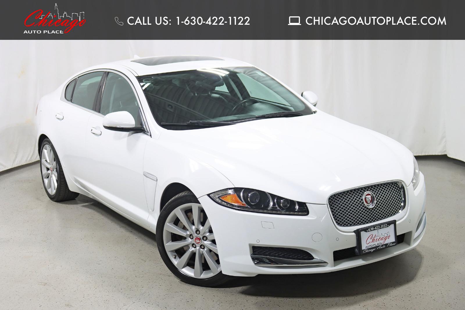 Polaris White 2014 Jaguar XF Sedan All-Wheel Drive 8-Speed Automatic