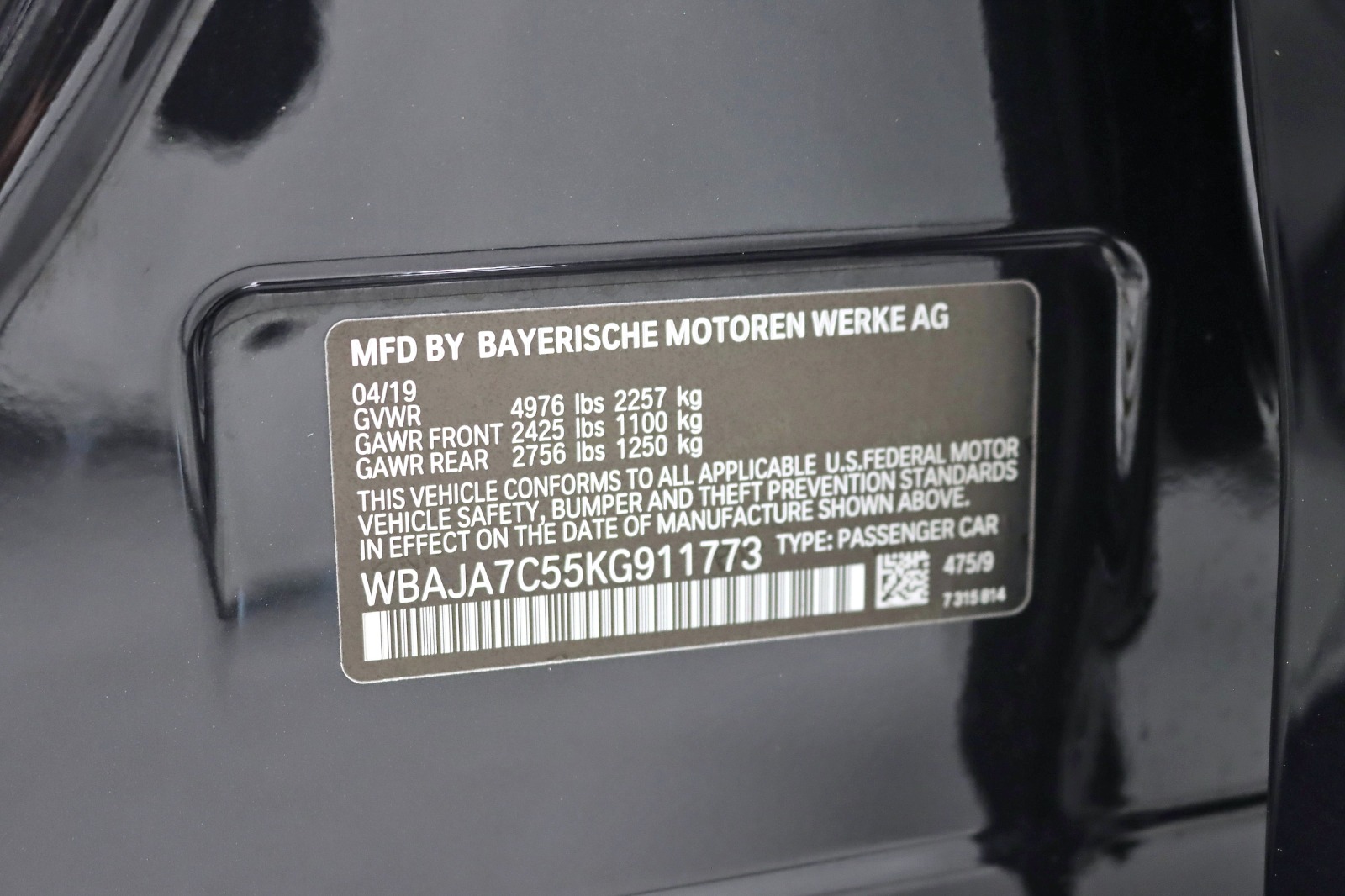 2019 BMW 530I - Image 48