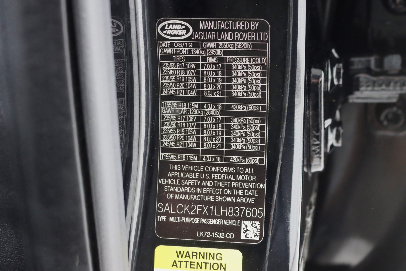 2020 LAND ROVER DISCOVERY SPORT - Image 35