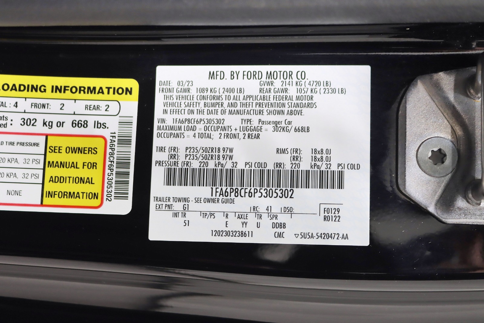 2023 FORD MUSTANG - Image 36