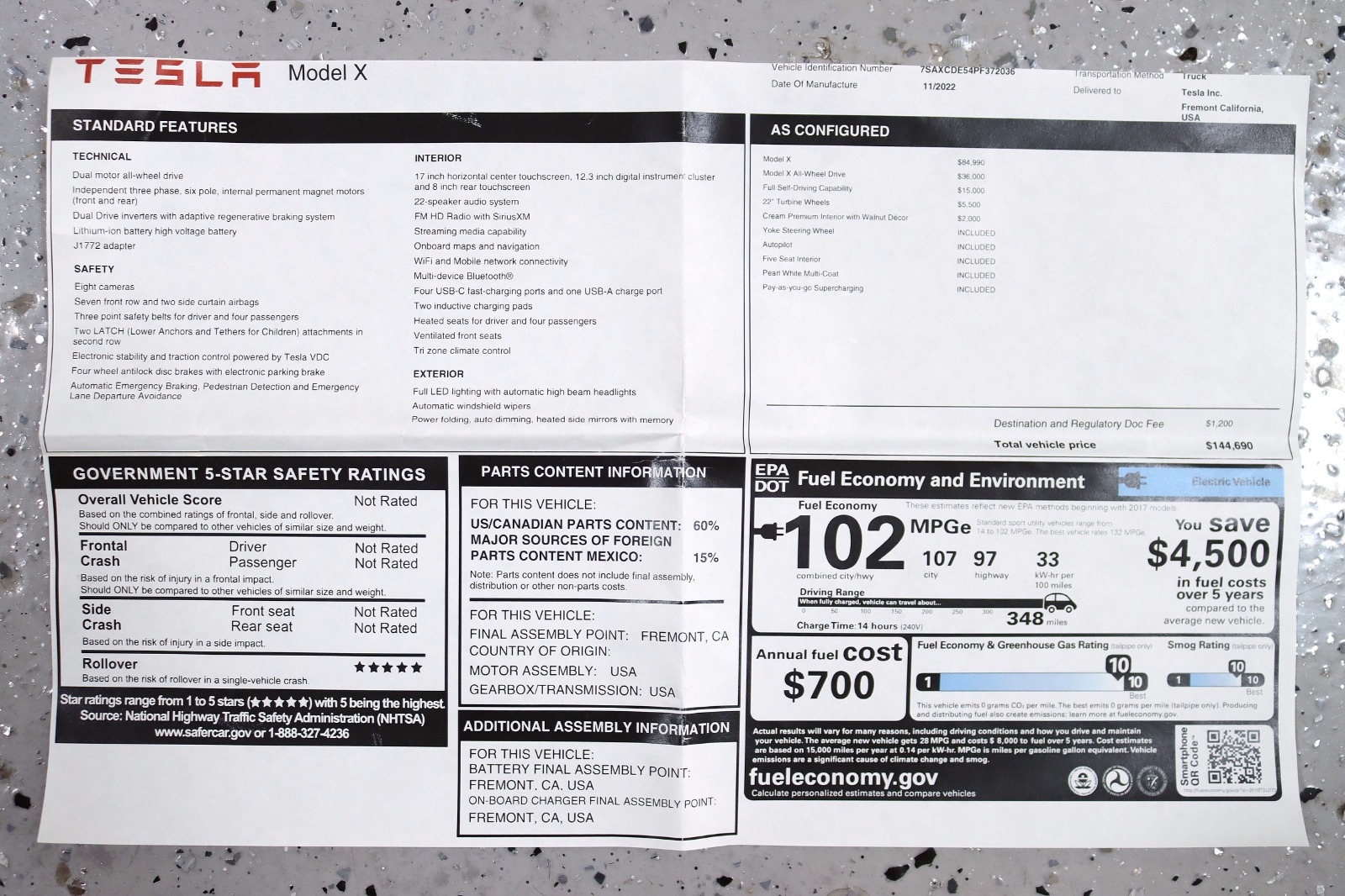 2023 TESLA MODEL X - Image 45