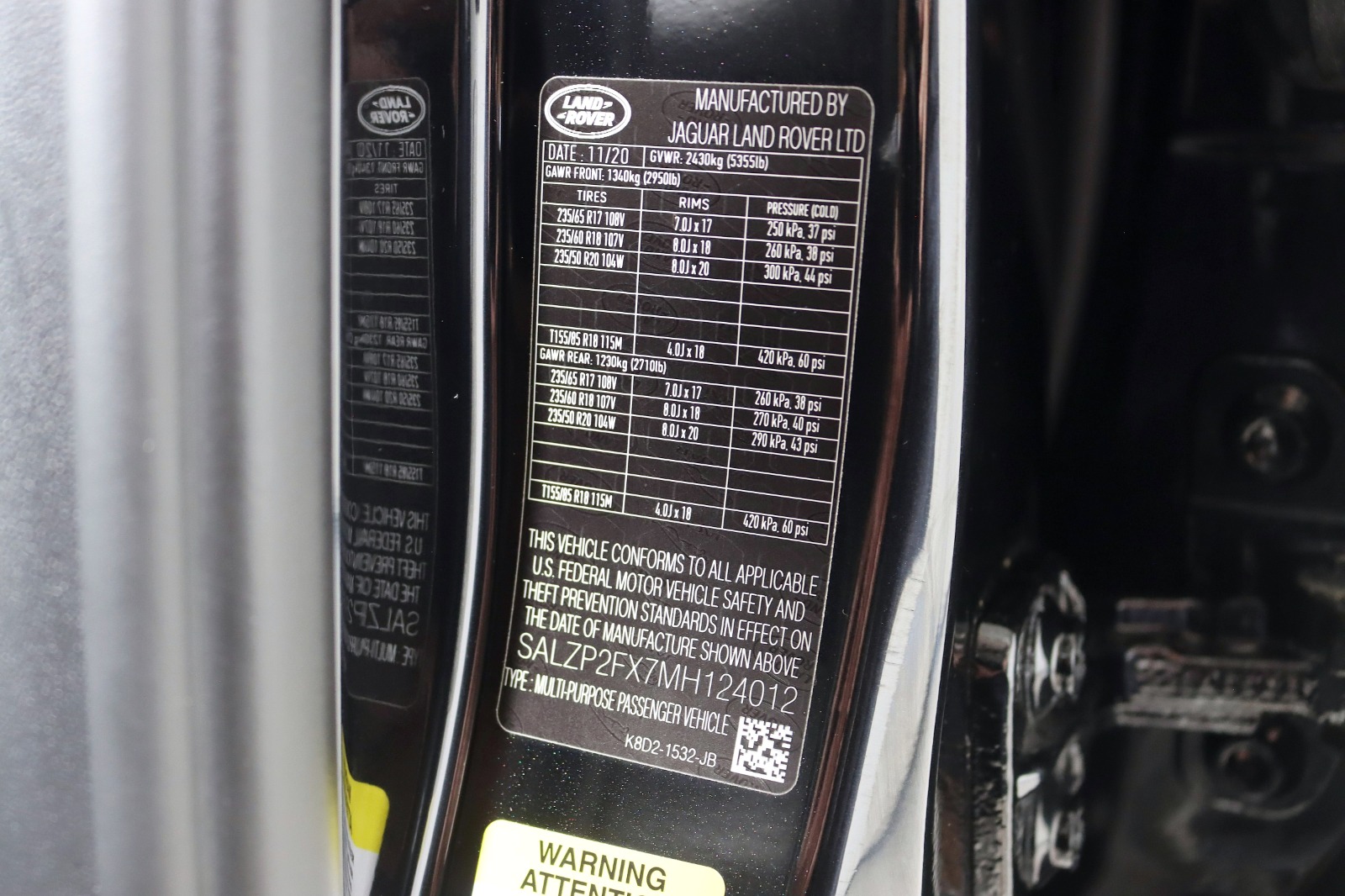 2021 LAND ROVER RANGE ROVER EVOQUE - Image 45