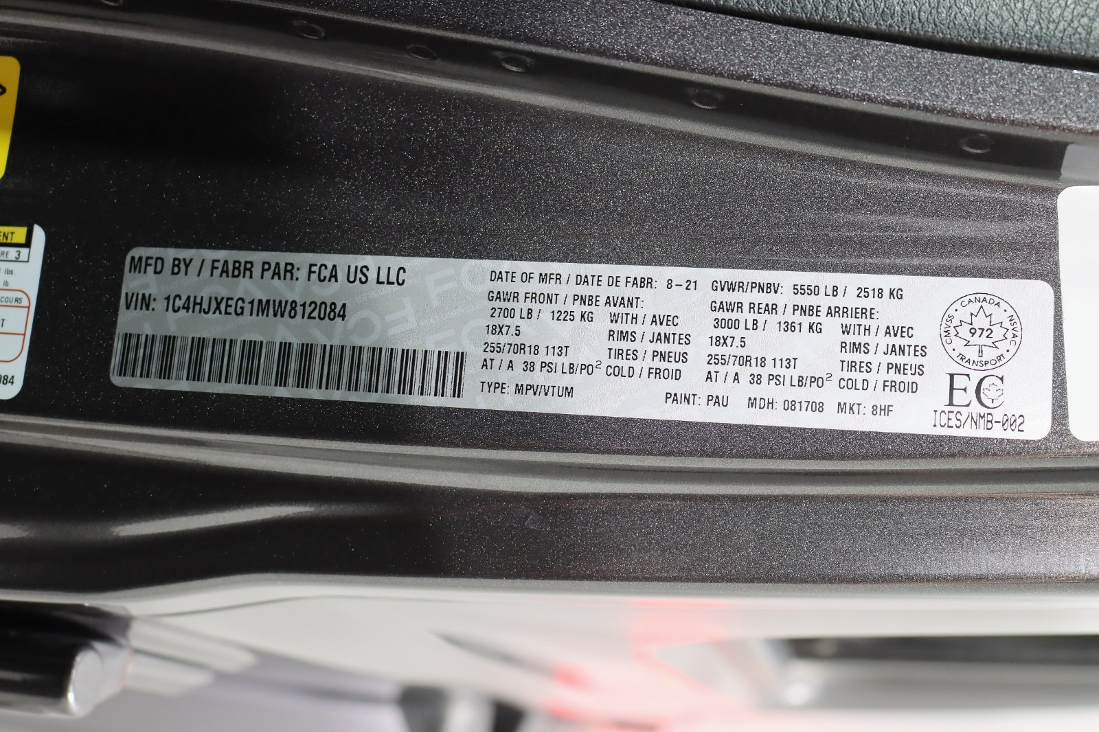 2021 JEEP WRANGLER - Image 38