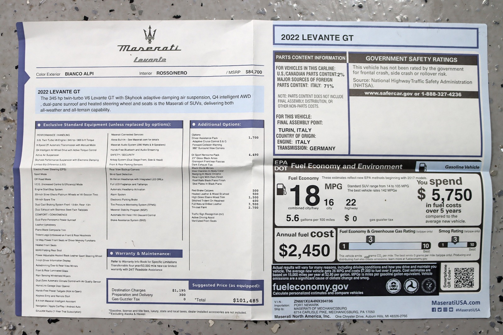 2022 MASERATI LEVANTE - Image 41