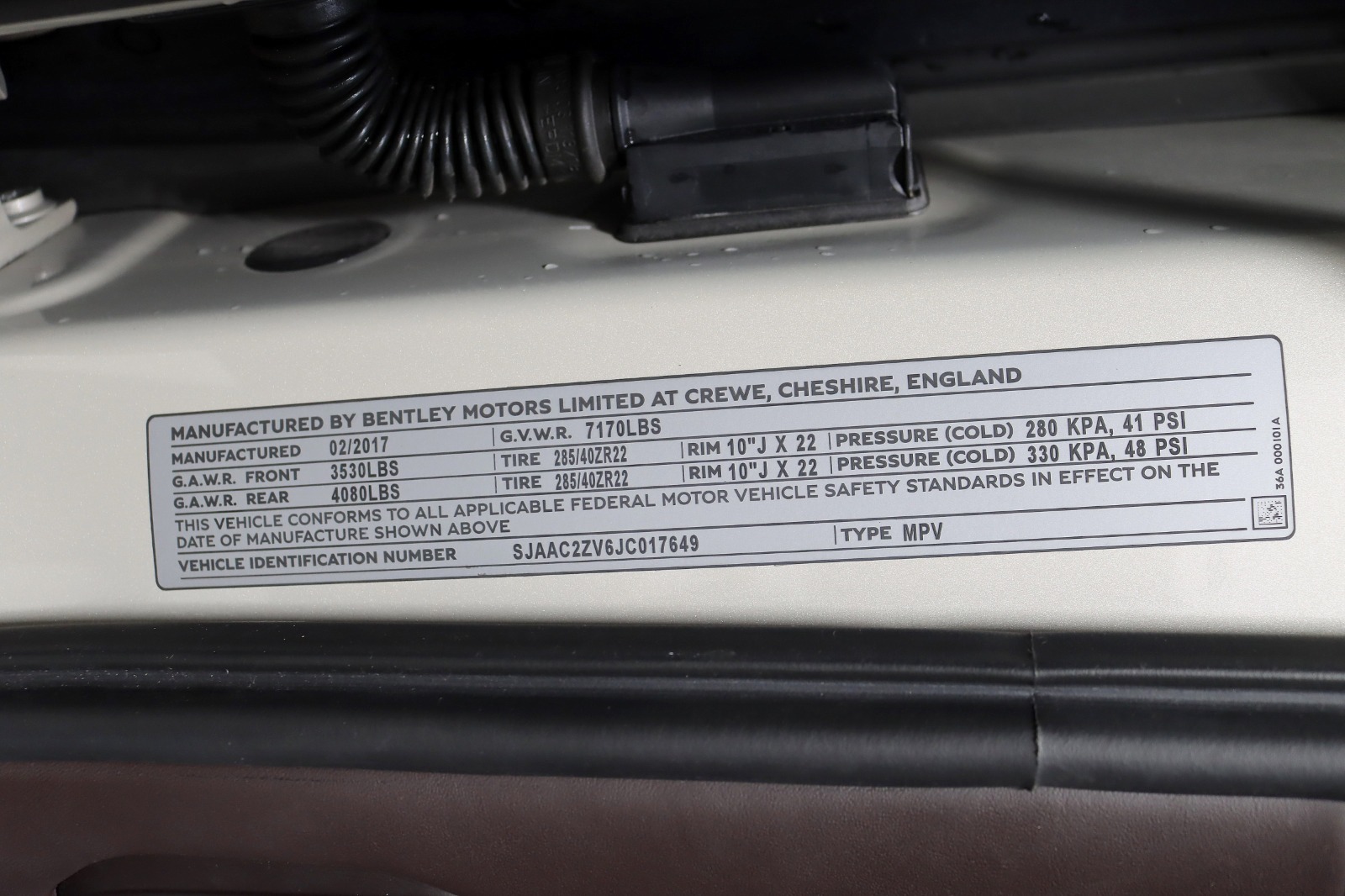 2018 BENTLEY BENTAYGA - Image 42
