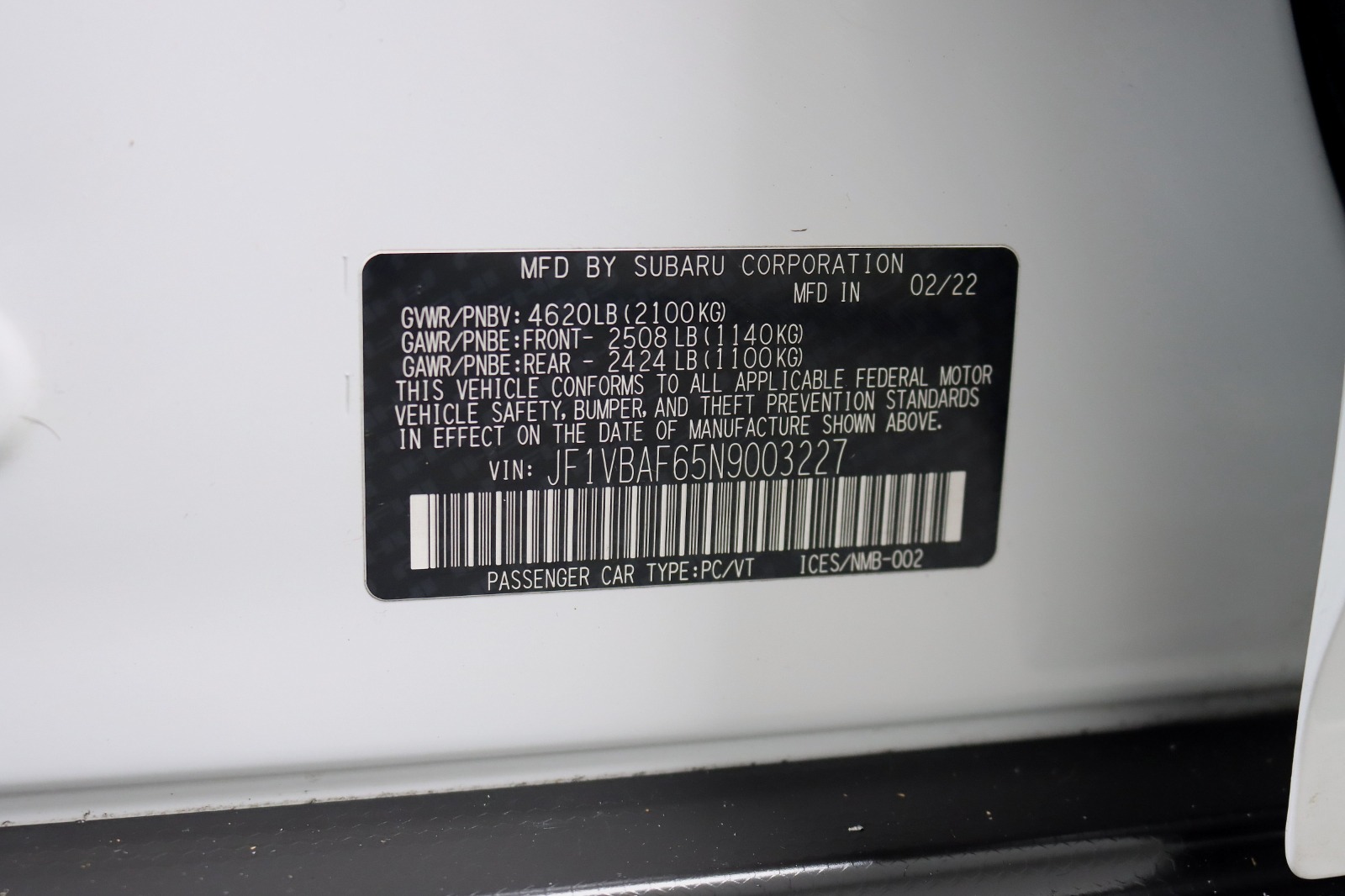 2022 SUBARU WRX - Image 34