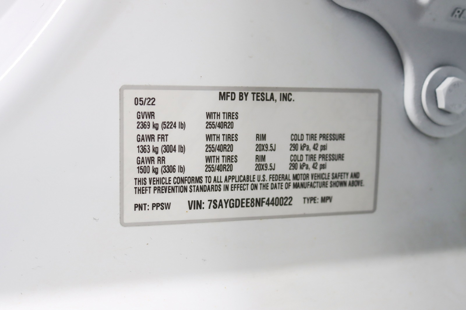 2022 TESLA MODEL Y - Image 42