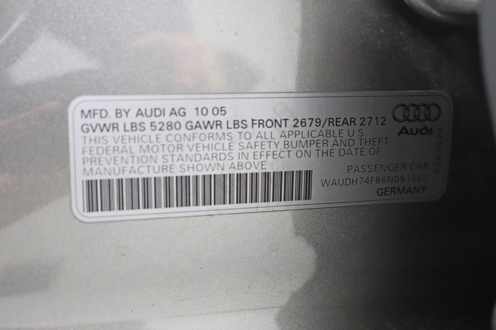 2006 AUDI A6 - Image 39