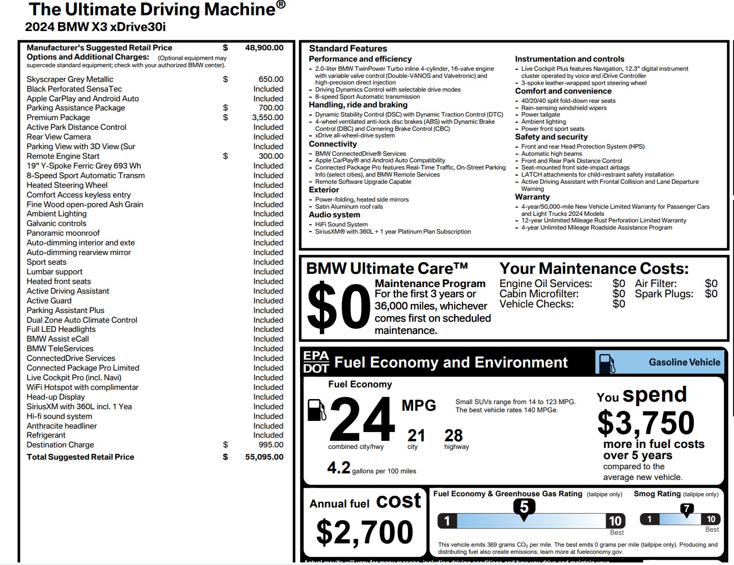 2024 BMW X3 - Image 3