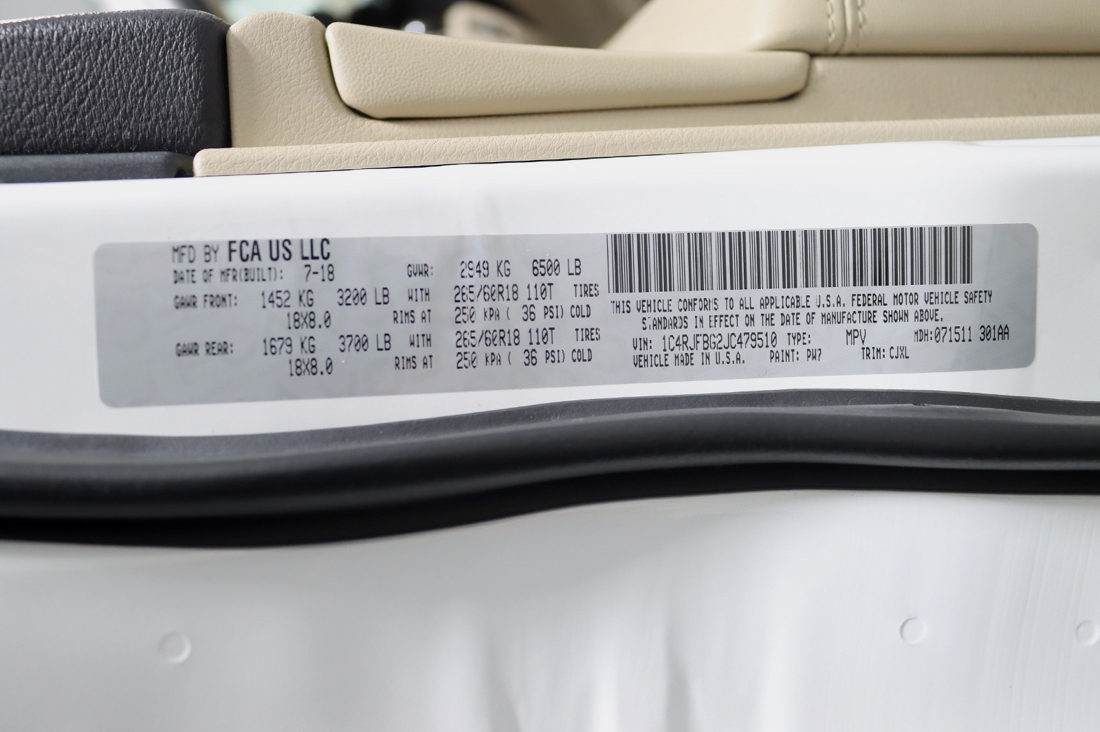 2018 JEEP GRAND CHEROKEE - Image 41