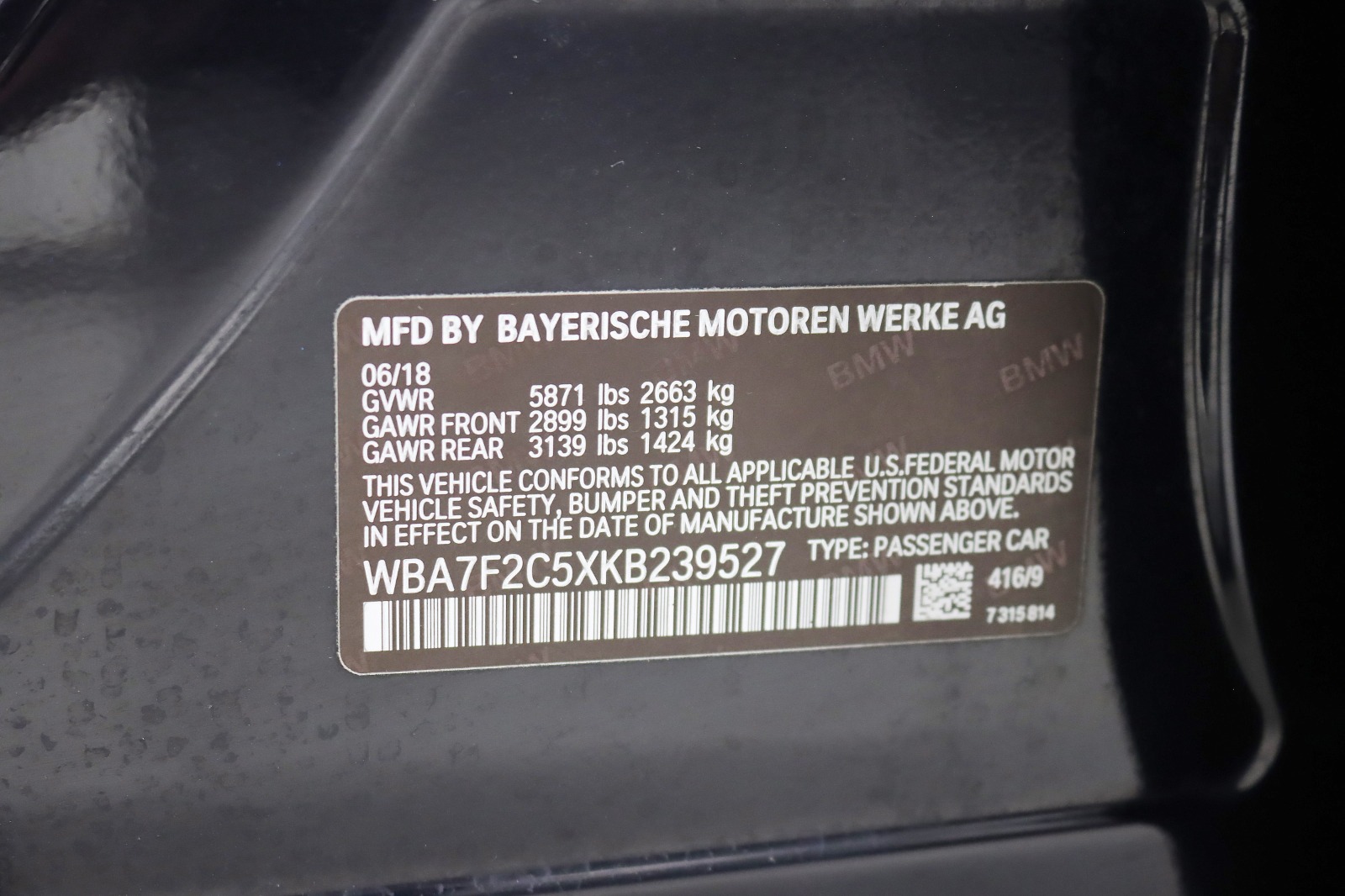 2019 BMW 750I, B7 - Image 40