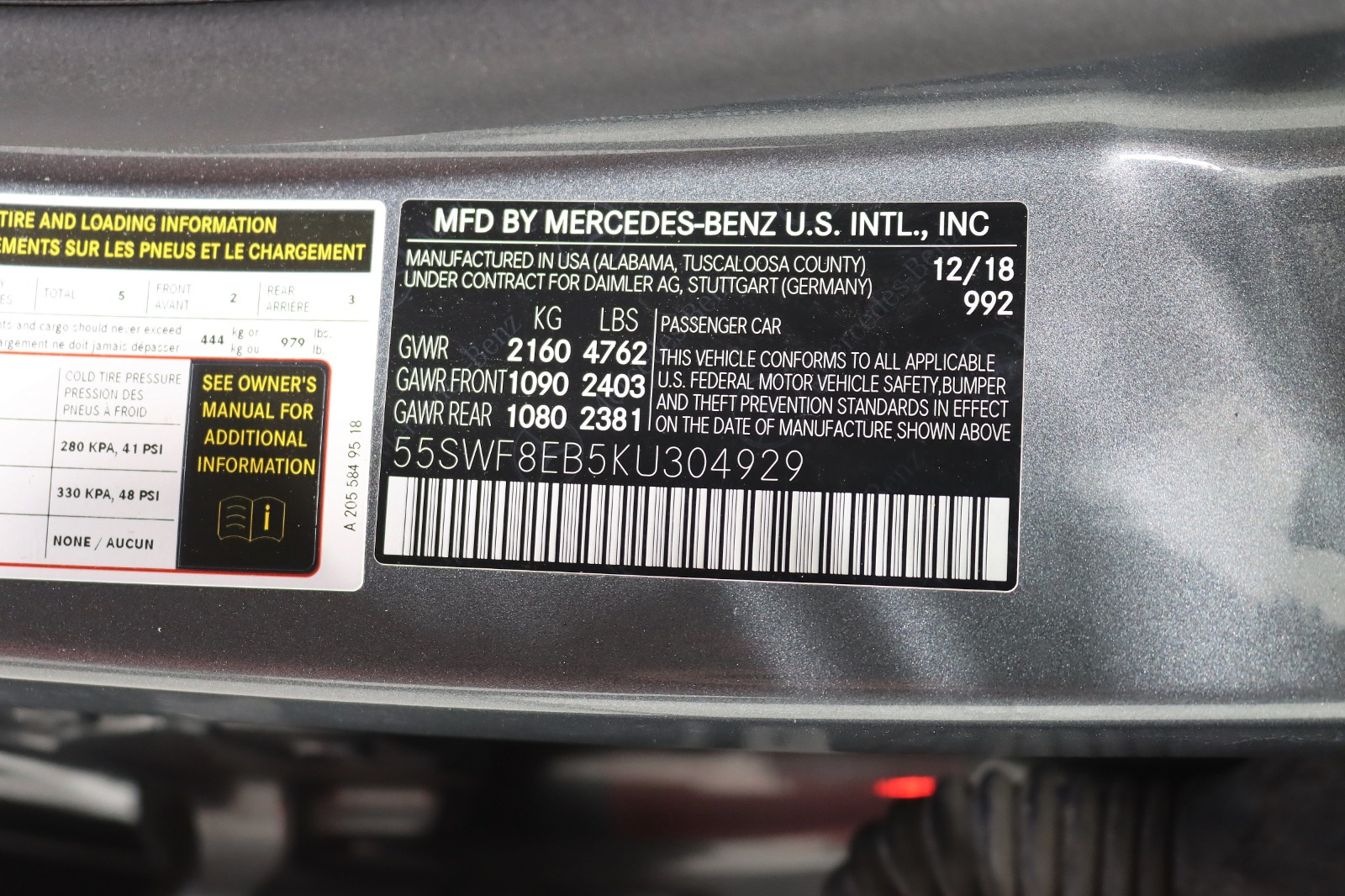 2019 MERCEDES-BENZ C-CLASS - Image 41