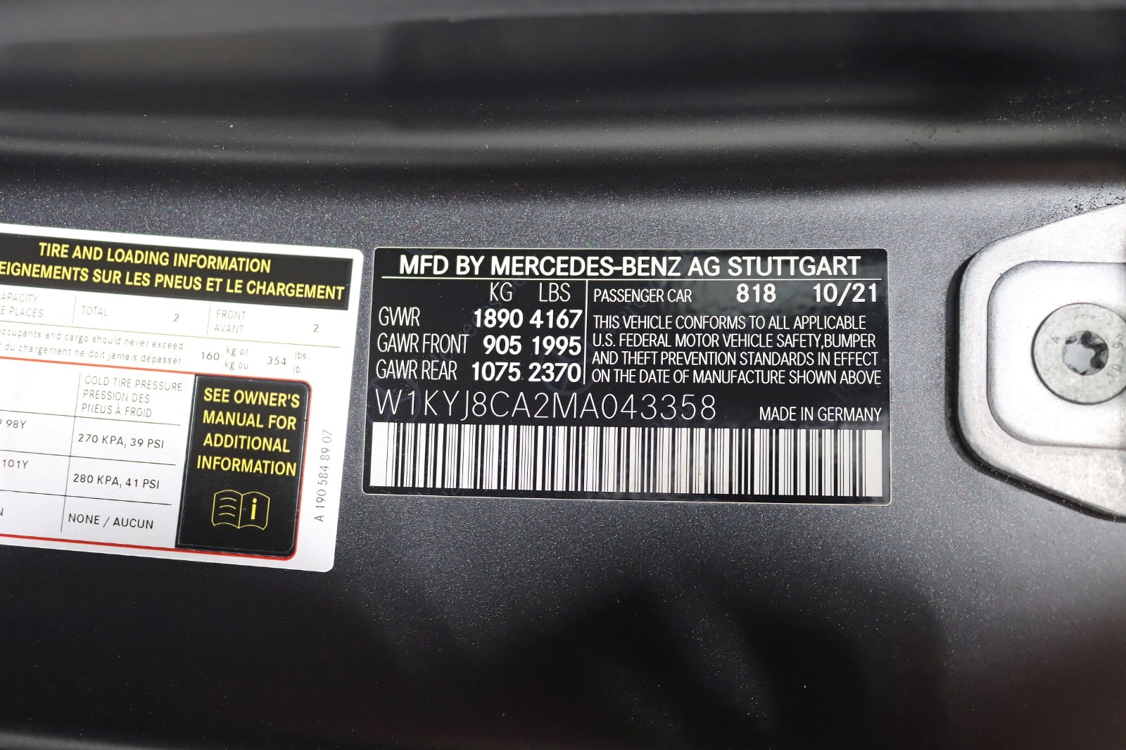 2021 MERCEDES-BENZ AMG GT - Image 42