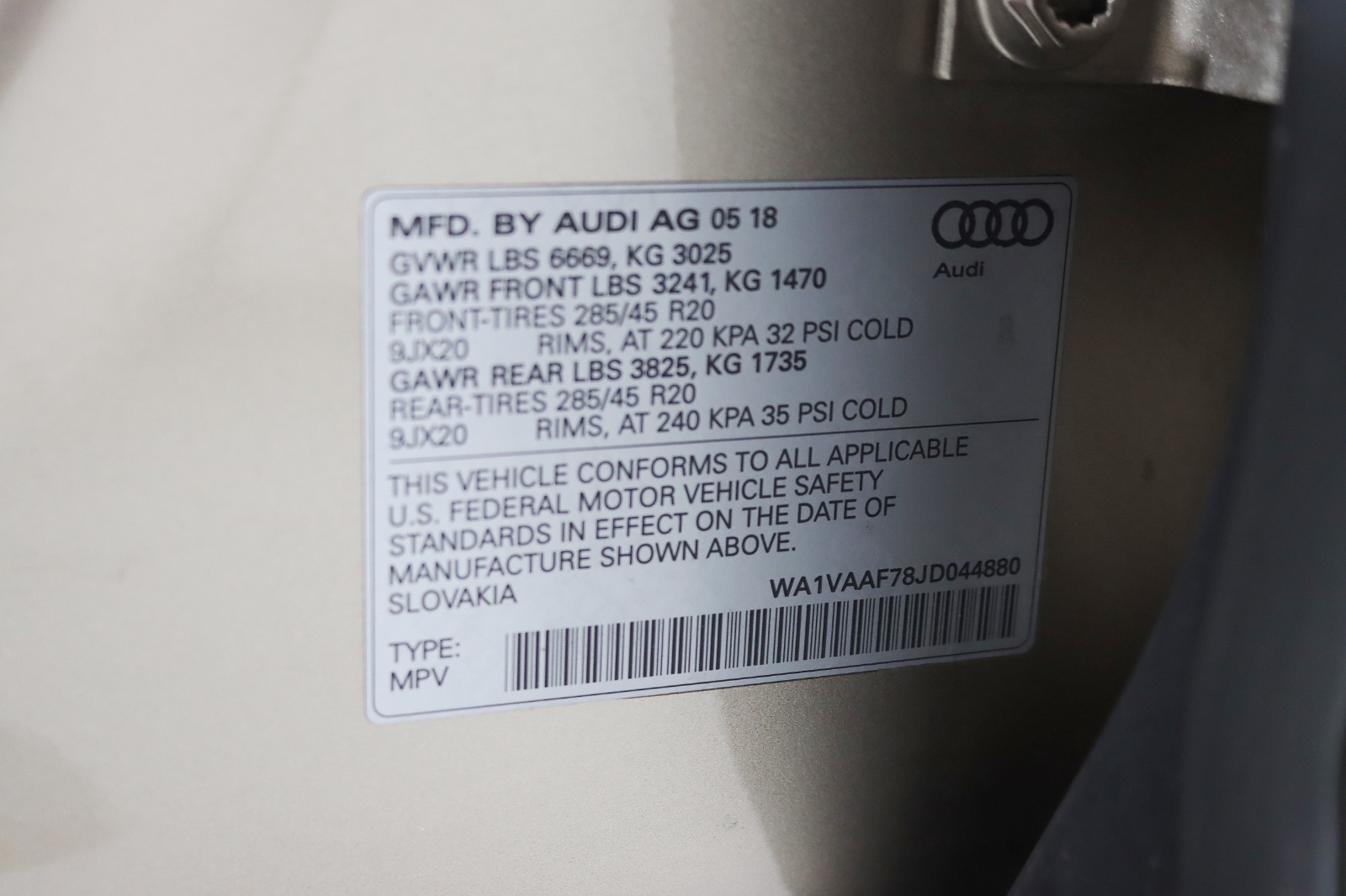2018 AUDI Q7 - Image 49