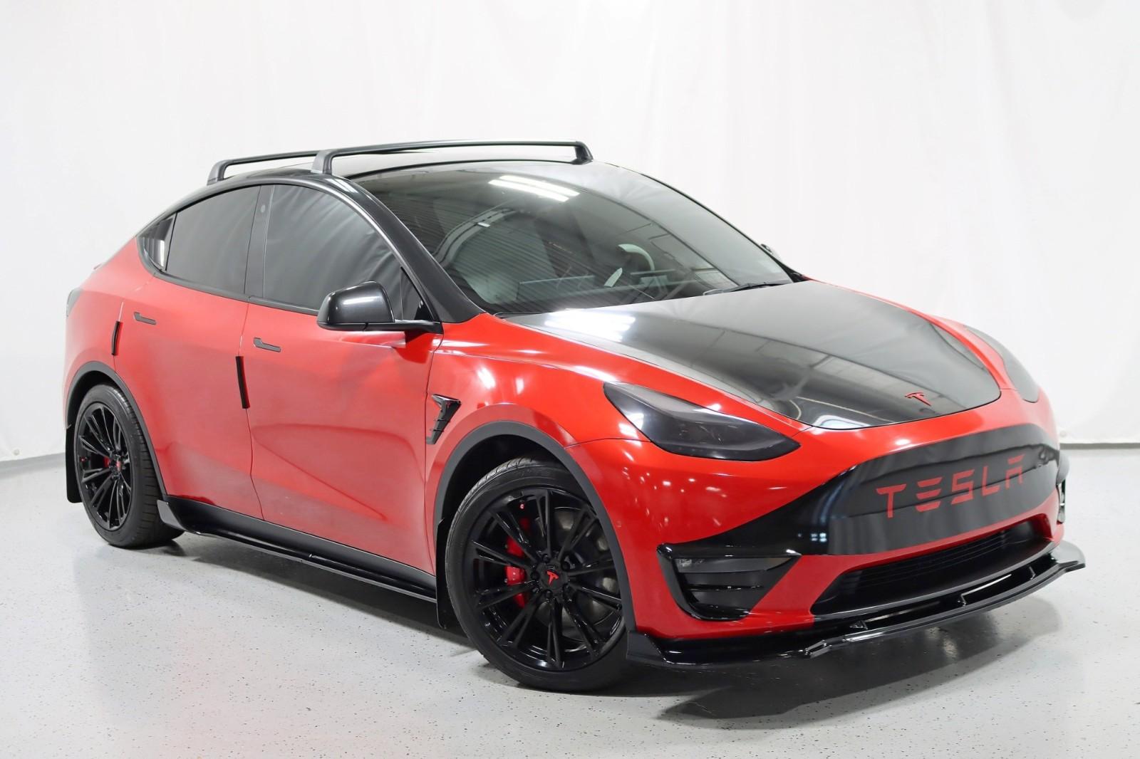 Used 2022 Tesla Model Y Performance DUAL MOTOR AWD 1 OWNER CUSTOM VINYL