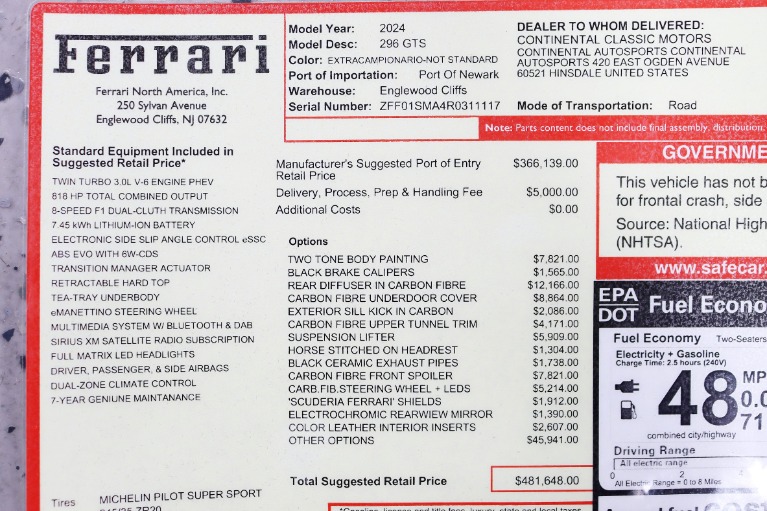 2024 Ferrari 296 Base - Photo 58